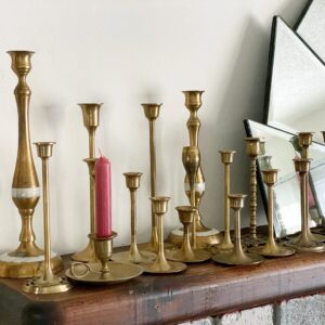 Vintage Brass Candleholders - Various Sizes and Styles