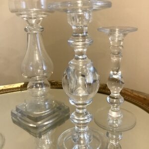 Glass Candle Holders