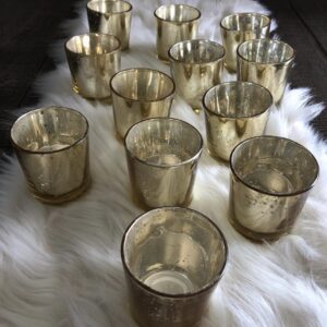 Gold - Votive Candle Holders