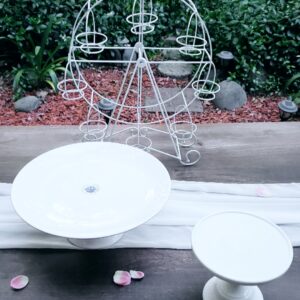 White 10"inch cake stand