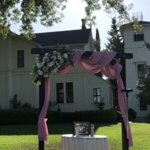Mauve Chiffon Table Runners