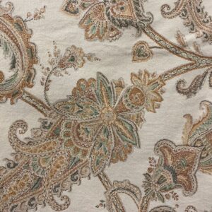 BEIGE PAISLEY  TABLECLOTH