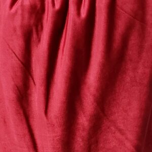 DEEP RED SOFT VELVET OVERLAY 96X96