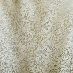 IVORY BROCADE  TABLECLOTH