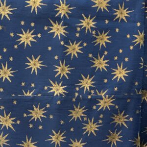 NAVY WITH GOLD STARS OVERLAY