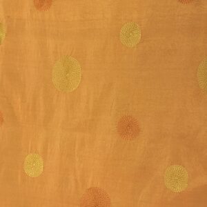 ORANGE W/YELLOW DOTS TABLECLOTH