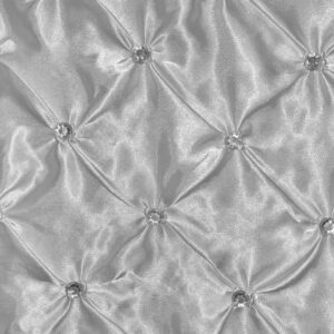 WHITE W/DIAMOND PUCKER   TABLECLOTH