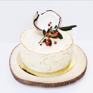 Wooden 12 inch board/ cheese board/ dessert stand