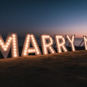 Marry Me Sign Rental
