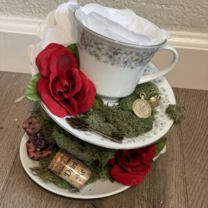 Tea Cup Table Centerpiece