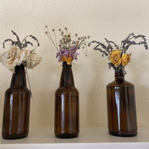 Brown vases