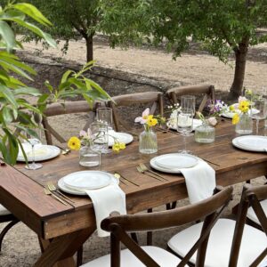 Farmhouse tables Rental