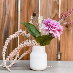 White Bud Vases