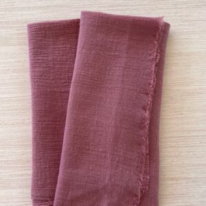 Mauve Pink Cotton Napkins