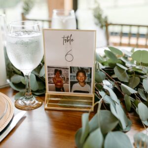 double-sided gold frame