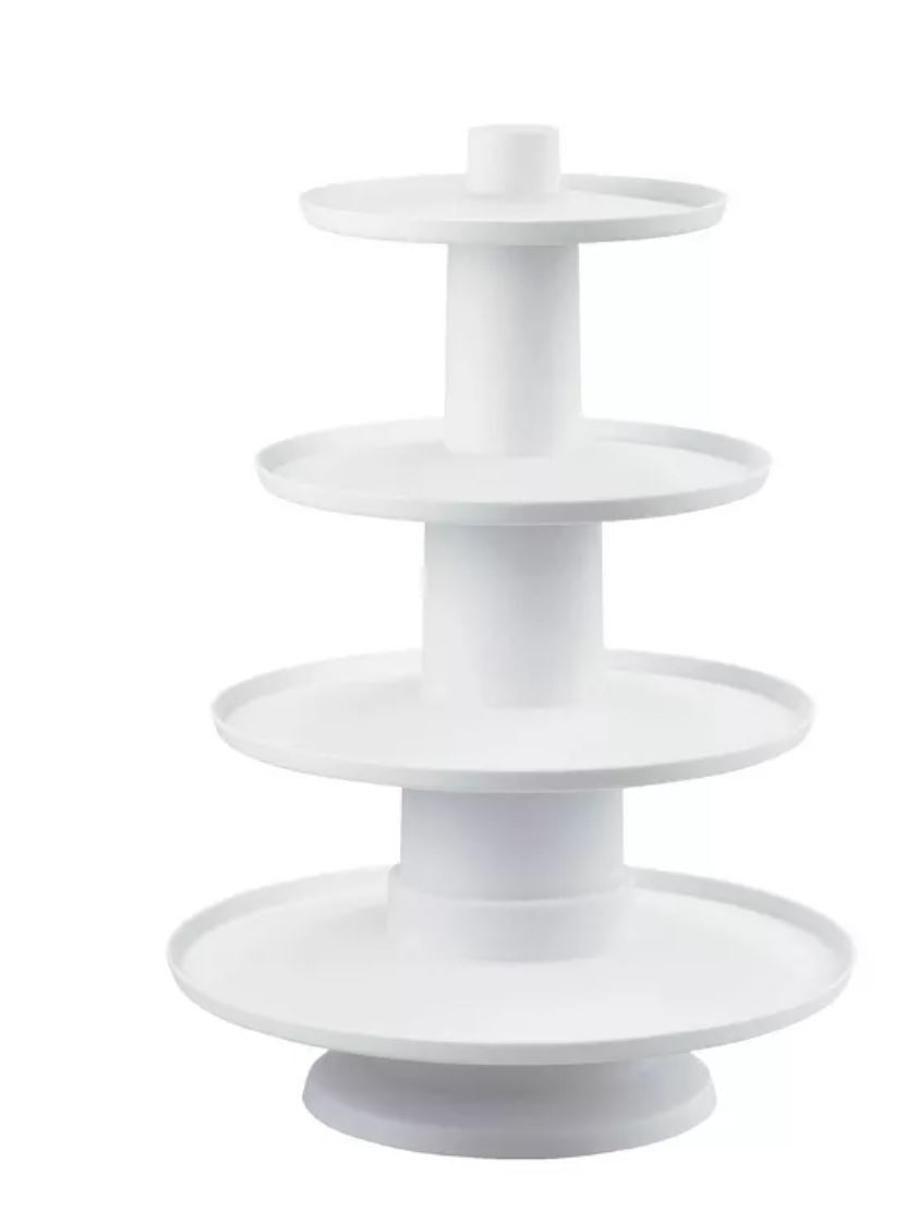 4 tier cupcake tower