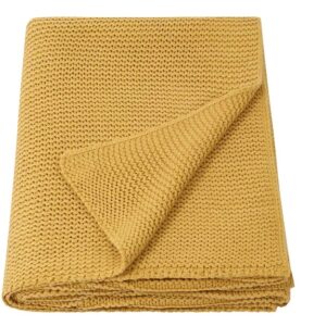 Mustard Throw Blanket