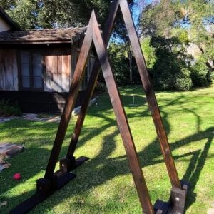 Dark Wood Triangle Arch