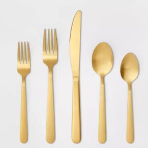 Gold Flatware Set