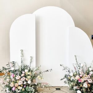 White Arched Backdrop