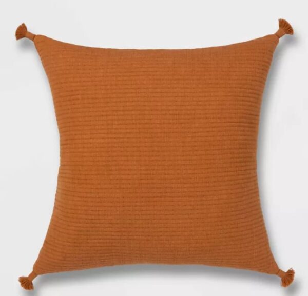 Soft Texture Rust Pillow