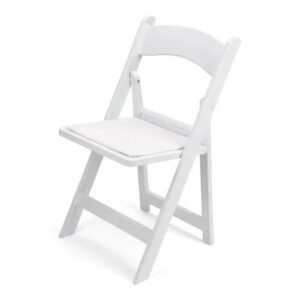 White Resin Folding Chairs