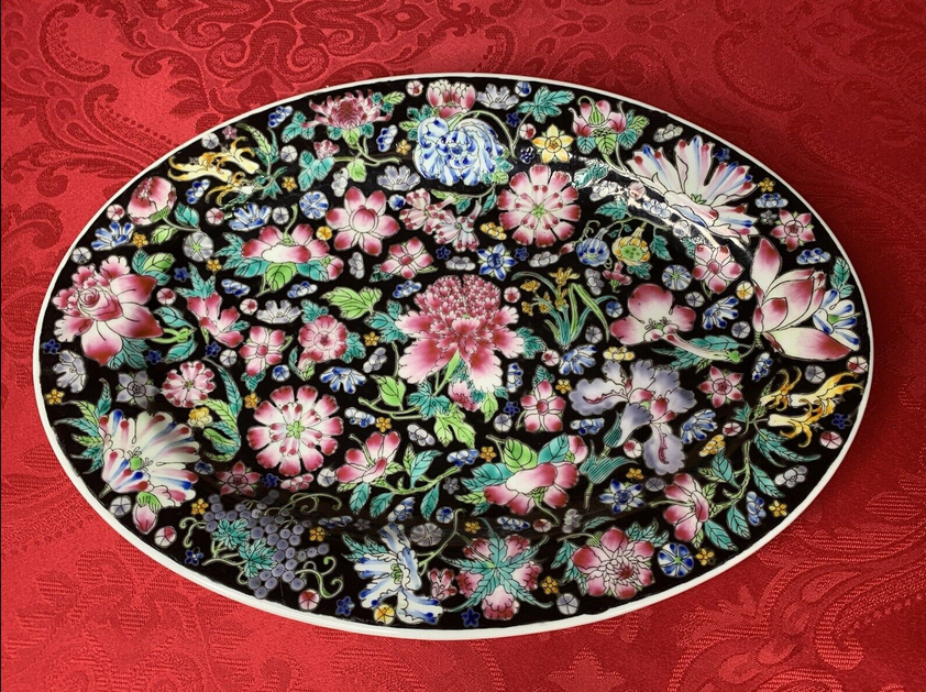 1000Flowers-ServingPlatter-14in 1000Flowers-ServingPlatter-14in