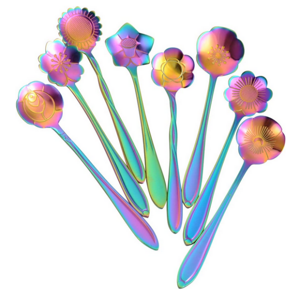 RainbowSS-FlowerDemitasseSpoonSet01-4.9in RainbowSS-FlowerDemitasseSpoonSet01-4.9in