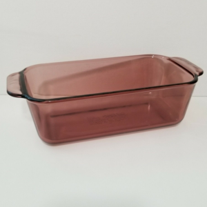 Pyrex Bakeware Cranberry Rectangular Loaf Dish 5” x 8″