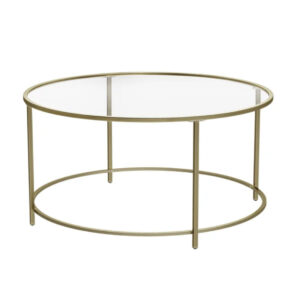 Gold and Glass Table