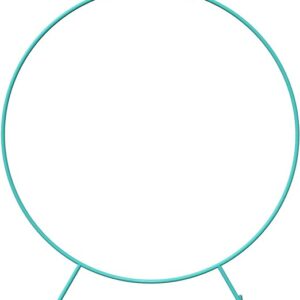 6 ft Circle Blue/Tiffany Blue Arch