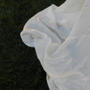 Ivory Satin Tablecloth