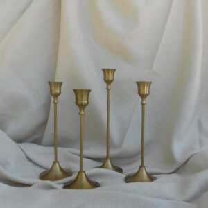Antique Brass Candleholder