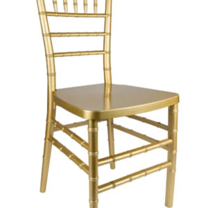 Elegant Gold Metal Chiavari Chairs – Perfect for Weddings & Events
